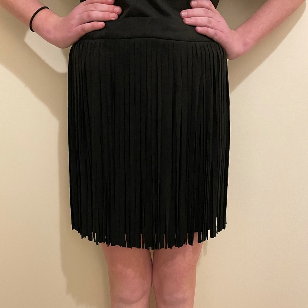 BB Dakota Fringe Skirt